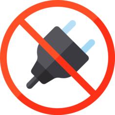 No plug