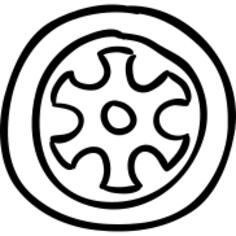 车轮轮廓