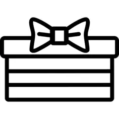 Giftbox with a Big Ribbon on Cover