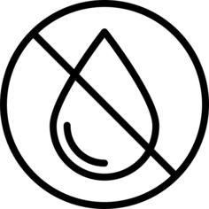 No water