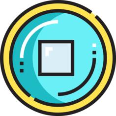 Stop button