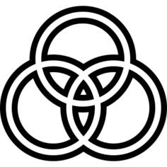 Overlapping circles