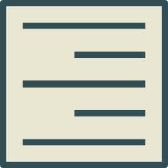 Right alignment