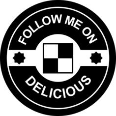 Follow me on Delicious badge