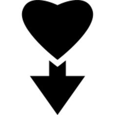 Heart direction down