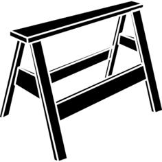 Chair stand outline