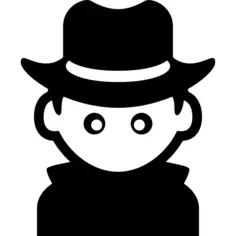 戴着帽子的男人