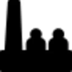 Factory workers silhouette