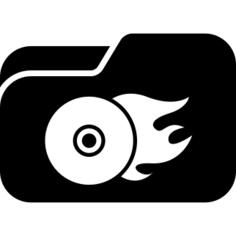 Disc burning folder