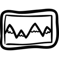 山图片手拉的长方形