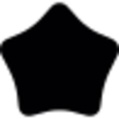 Black star rounded