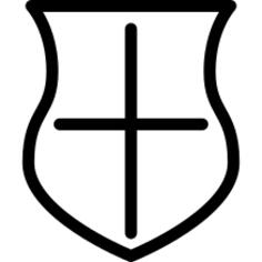 Shield with Big Cross