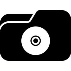 Musical disc on folder