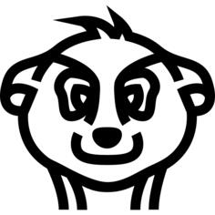 Animal head outline