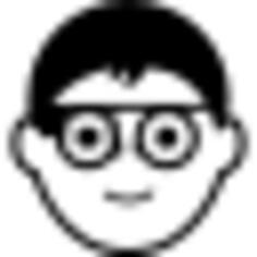 Boy face with circular eyeglasses and google glasses