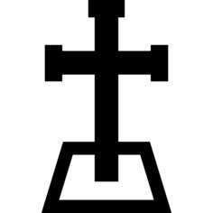 十字架卡在地上