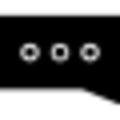 Speech bubble with ellipsis