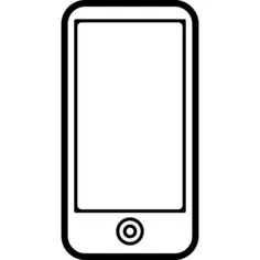 Phone with one circular button