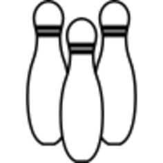Bowling pins variant outline