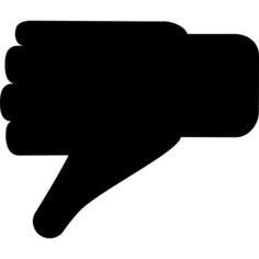 Dislike hand gesture