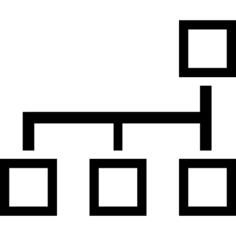 正方形和线图表企业接口的