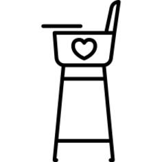 Baby Chair with Heart