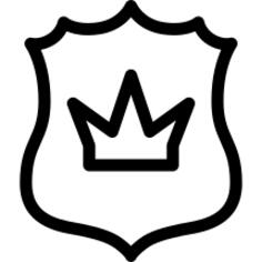 Shield with Queen Crown
