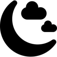 与云彩的万圣夜月亮