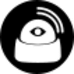 Surveillance active video camera symbol