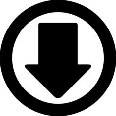 Down arrow in a circle