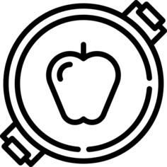 苹果在桶上