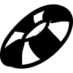 Lifesaver handmade symbol