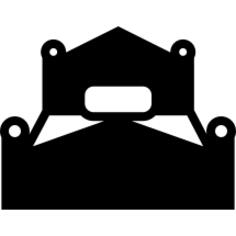 King Size Bed With One Pillow