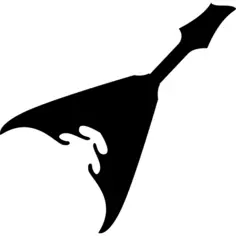 独特形状的吉他乐器