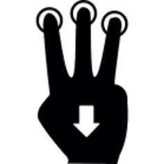 Tactile command down