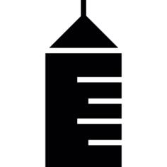 Syringe without the plunger