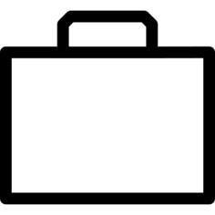 Plain briefcase