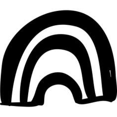Rainbow handmade symbol
