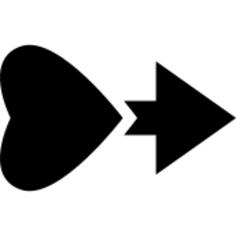 Heart direction to right