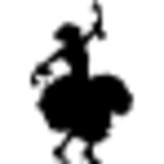 Female flamenco silhouette