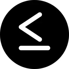 Is less than or equal to