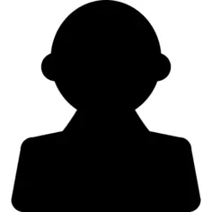 User silhouette black variant