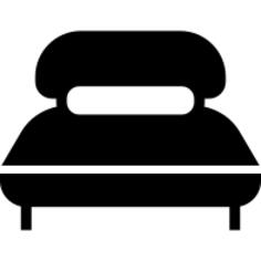 Big Bed with Long Pillow