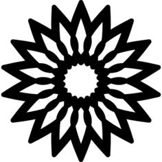 用尖的花瓣