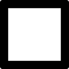 Square outline shape