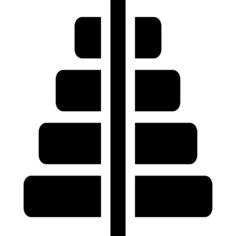Horizontal bars graphic of business
