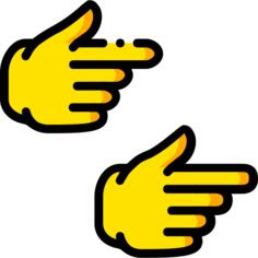 Pointing right