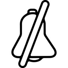 Bell with a slash