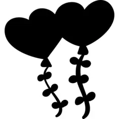 Heart balloons