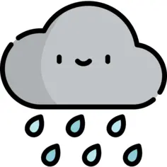 多雨的